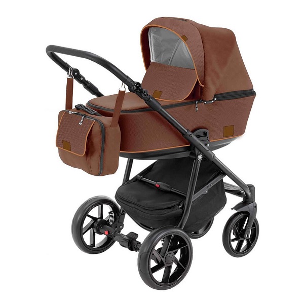 Детская коляска BeBe-Mobile Gusto Deluxe 2 в 1, экокожа — как выглядит в жизни