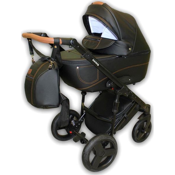 Детская коляска Effole Aurora 100% Ecco 2 в 1, экокожа — как выглядит в жизни