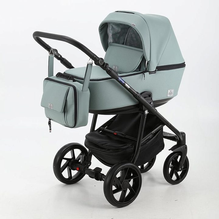 Детская коляска BeBe-Mobile Gusto Deluxe 2 в 1, экокожа — как выглядит в жизни