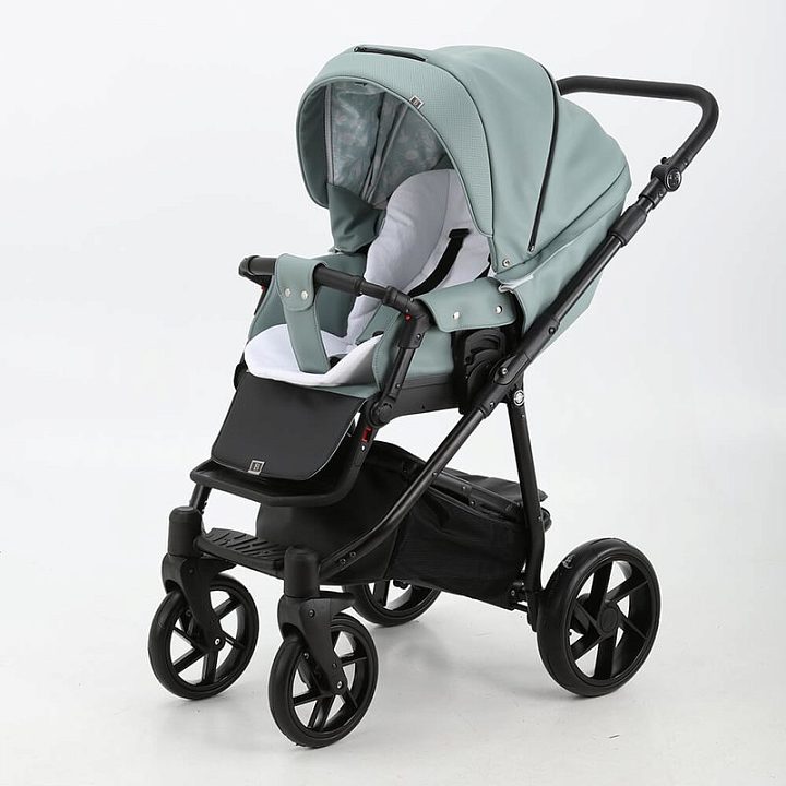 Детская коляска BeBe-Mobile Gusto Deluxe 2 в 1, экокожа — как выглядит в жизни