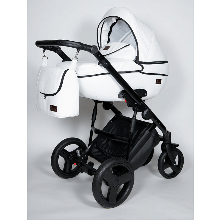 Детская коляска Jaxee Ester Ecco 2 в 1, экокожа — как выглядит в жизни