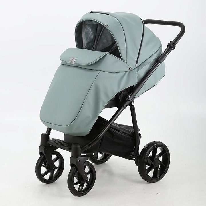 Детская коляска BeBe-Mobile Gusto Deluxe 2 в 1, экокожа — как выглядит в жизни