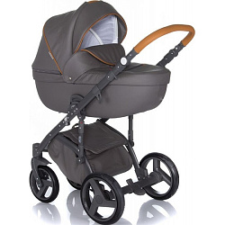 Детская коляска BeBe-Mobile Ravenna Deluxe 3 в 1, эко-кожа