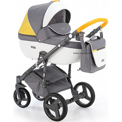 Детская коляска BeBe-Mobile Ravenna Sport 3 в 1, ткань+эко-кожа