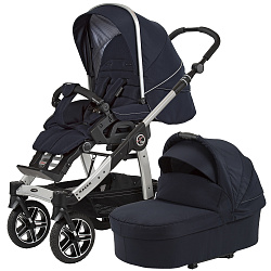 Детская коляска Hartan Racer GTS XL 2 в 1 на белой раме Детская коляска Hartan Racer GTS XL 2 в 1 на белой раме