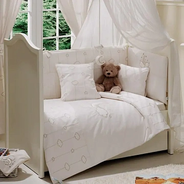 Комплект в кроватку Fiorellino Luna Elegant Фиореллино Луна Элегант, 5 предметов
