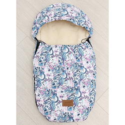 Универсальный меховой конверт AmaroBaby Little Friend Вензеля 80х45 см Универсальный меховой конверт AmaroBaby Little Friend Вензеля 80х45 см
