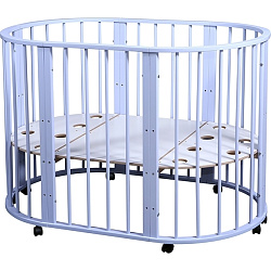 Овальная детская кроватка Nastella Baby Molly 7 в 1 без маятника Овальная детская кроватка Nastella Baby Molly 7 в 1 без маятника