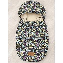 Универсальный меховой конверт AmaroBaby Little Friend Абстракция 80х45 см Универсальный меховой конверт AmaroBaby Little Friend Абстракция 80х45 см