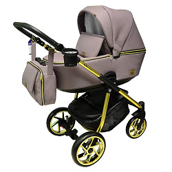 Детская коляска BeBe-Mobile Gusto Special Edition Deluxe 3 в 1, эко-кожа