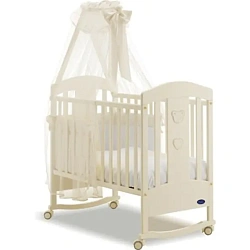 Комплект BV&BV Danny: БВ и БВ Дэнни кровать-колыбель 100 х 50 ivory + матрас + набор постельного белья с балдахином Комплект BV&BV Danny: БВ и БВ Дэнни кровать-колыбель 100 х 50 ivory + матрас + набор постельного белья с балдахином