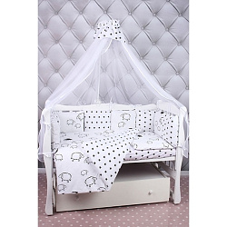 Комплект в кроватку AmaroBaby Home Elite, 4 предмета, бязь