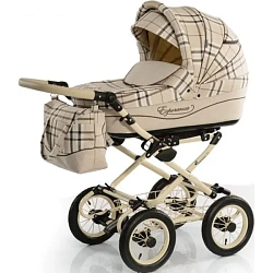 Детская коляска Esperanza Classic Kasheymere 2 в 1 Цвет рамы Beige Детская коляска Esperanza Classic Kasheymere 2 в 1 Цвет рамы Beige