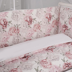 Комплект постельного белья Lepre Lovely Roses, 6 предметов