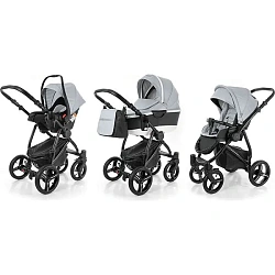 Детская коляска Esspero Newborn Lux Alu 3 в 1, шасси Black