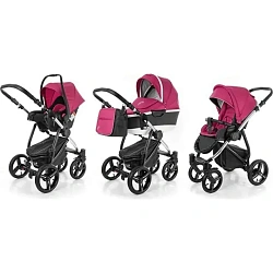 Детская коляска Esspero Newborn Lux Alu 3 в 1, шасси Chrome