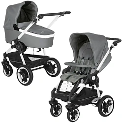 Детская коляска Teutonia BeYou V4 Elite WHL3 2 в 1, эко-кожа или ткань Детская коляска Teutonia BeYou V4 Elite WHL3 2 в 1, эко-кожа или ткань