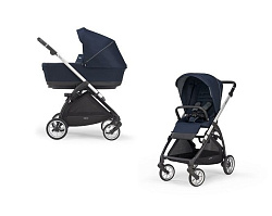 Детская коляска Inglesina Electa System Duo 2 в 1 на шасси Electa Silver Black Детская коляска Inglesina Electa System Duo 2 в 1 на шасси Electa Silver Black