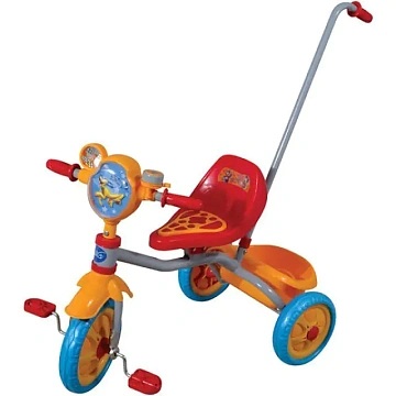 Детский трехколесный велосипед 1Toy 1Той Disney с ручкой Т54946