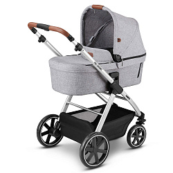 Детская коляска ABC-Design Swing 2023 2 в 1 на белой раме Детская коляска ABC-Design Swing 2023 2 в 1 на белой раме