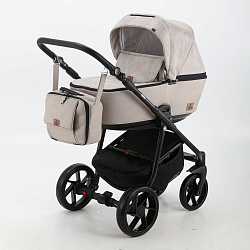 Детская коляска BeBe-Mobile Gusto 3 в 1, ткань+эко-кожа