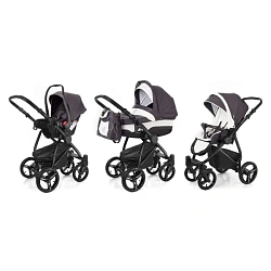 Детская коляска Esspero Newborn Lux 3 в 1, шасси Black