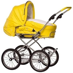 Детская коляска Hesba Condor Coupe DeLux VIP 2 в 1, кожа Детская коляска Hesba Condor Coupe DeLux VIP 2 в 1, кожа