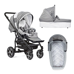 Детская коляска Gesslein F4 Air+ 2 в 1 на черной раме Детская коляска Gesslein F4 Air+ 2 в 1 на черной раме