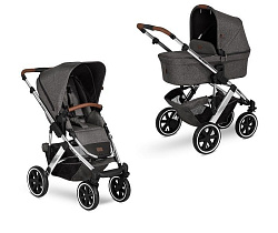 Детская коляска ABC-Design Salsa 4 Air 2 в 1 на серебряной раме Детская коляска ABC-Design Salsa 4 Air 2 в 1 на серебряной раме