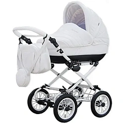 Детская коляска Esperanza Victoria Leatherette кожа 2 в 1 Цвет рамы - Черный - Маленькие колеса Детская коляска Esperanza Victoria Leatherette кожа 2 в 1 Цвет рамы - Черный - Маленькие колеса