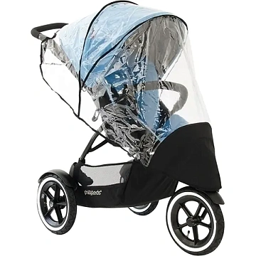 Комплект дождевик на основное сидение + задняя шторка для колясок Phil and Teds Navigator / Sport