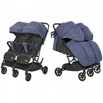 Детская прогулочная коляска для двойни Carrello Presto Duo CRL-5506