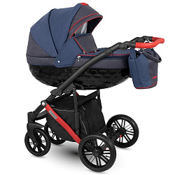 Детская коляска Camarelo Logan 2 в 1, ткань+эко-кожа Детская коляска Camarelo Logan 2 в 1, ткань+эко-кожа