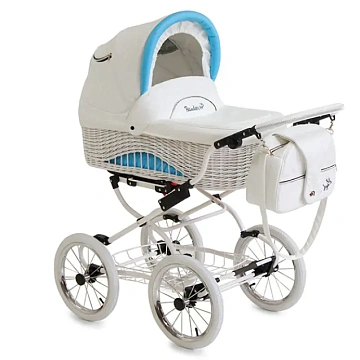 Коляска-люлька для новорожденного Reindeer Prestige Wiklina, эко-кожа