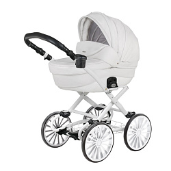 Детская коляска BeBe-Mobile Giulia Deluxe Carbon 2 в 1, эко-кожа Детская коляска BeBe-Mobile Giulia Deluxe Carbon 2 в 1, эко-кожа