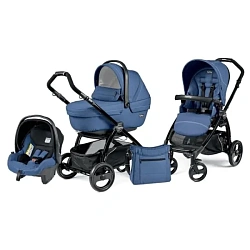 Детская коляска Peg-Perego Book Plus Sportivo 3 в 1, шасси Black