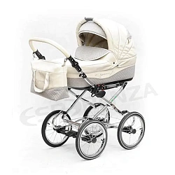 Детская коляска Esperanza Classic Leatherette 2 в 1 кожа Цвет рамы - Бежевый поворотная Детская коляска Esperanza Classic Leatherette 2 в 1 кожа Цвет рамы - Бежевый поворотная