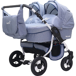 Детская коляска для двойни BartPlast Fenix Duo Prime 2 в 1 Детская коляска для двойни BartPlast Fenix Duo Prime 2 в 1