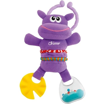 Музыкальная игрушка Chicco Чико Веселый бегемотик с вибро