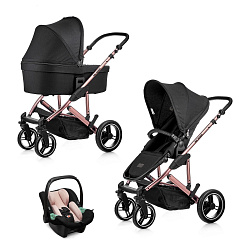 Детская коляска ABC-Design Catania 4 2023 3 в 1 на золотой раме Детская коляска ABC-Design Catania 4 2023 3 в 1 на золотой раме