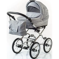 Детская коляска Esperanza Classic Prestige 2 в 1 Цвет рамы - Хром Большие колеса Детская коляска Esperanza Classic Prestige 2 в 1 Цвет рамы - Хром Большие колеса