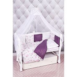 Комплект в кроватку AmaroBaby Амели, 4 предмета, бязь Комплект в кроватку AmaroBaby Амели, 4 предмета, бязь