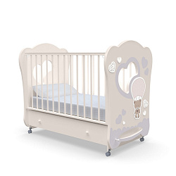Детская кроватка Nuovita Stanzione Cute Bear Swing, поперечный маятник Детская кроватка Nuovita Stanzione Cute Bear Swing, поперечный маятник
