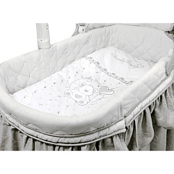 Комплект постельного белья Funnababy Lovely Bear для электронной колыбели, 5 предметов Комплект постельного белья Funnababy Lovely Bear для электронной колыбели, 5 предметов