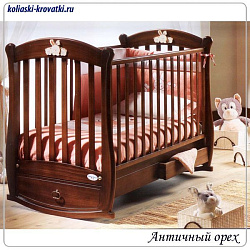 Детская кроватка Baby Italia Rosa VIP качалка Детская кроватка Baby Italia Rosa VIP качалка