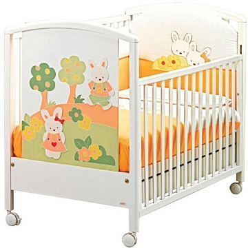 Детская кроватка Mibb Poppi Coniglietti