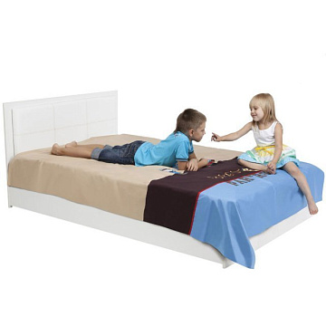 Подростковая кровать Advesta Extrim Classic с кожаным изголовьем