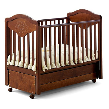 Детская кроватка Baby Italia Gioco LUX продольный маятник