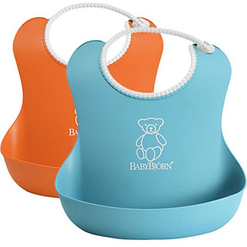 Мягкий пластиковый нагрудник BabyBjorn, 2 шт.