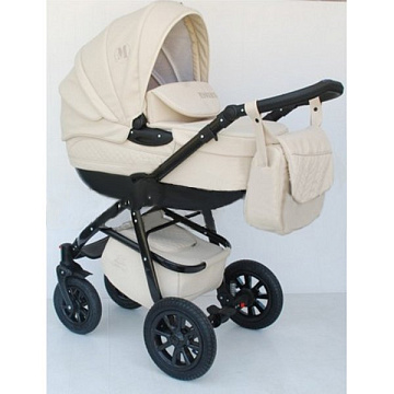 Детская коляска Aneco Maggini S 2 в 1, эко-кожа